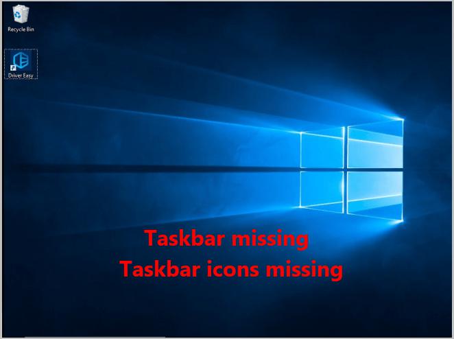 Disappearing taskbar icons / missing programs?