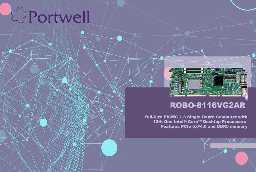 Portwell lance le premier ordinateur monocarte PICMG 1.3 pleine grandeur avec processeurs de bureau Intel® Core™ de 12e génération (plate-forme Alder Lake S)
