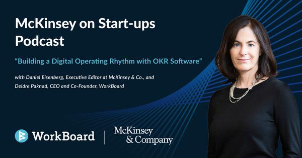 Building a “digital operating rhythm” with OKR software