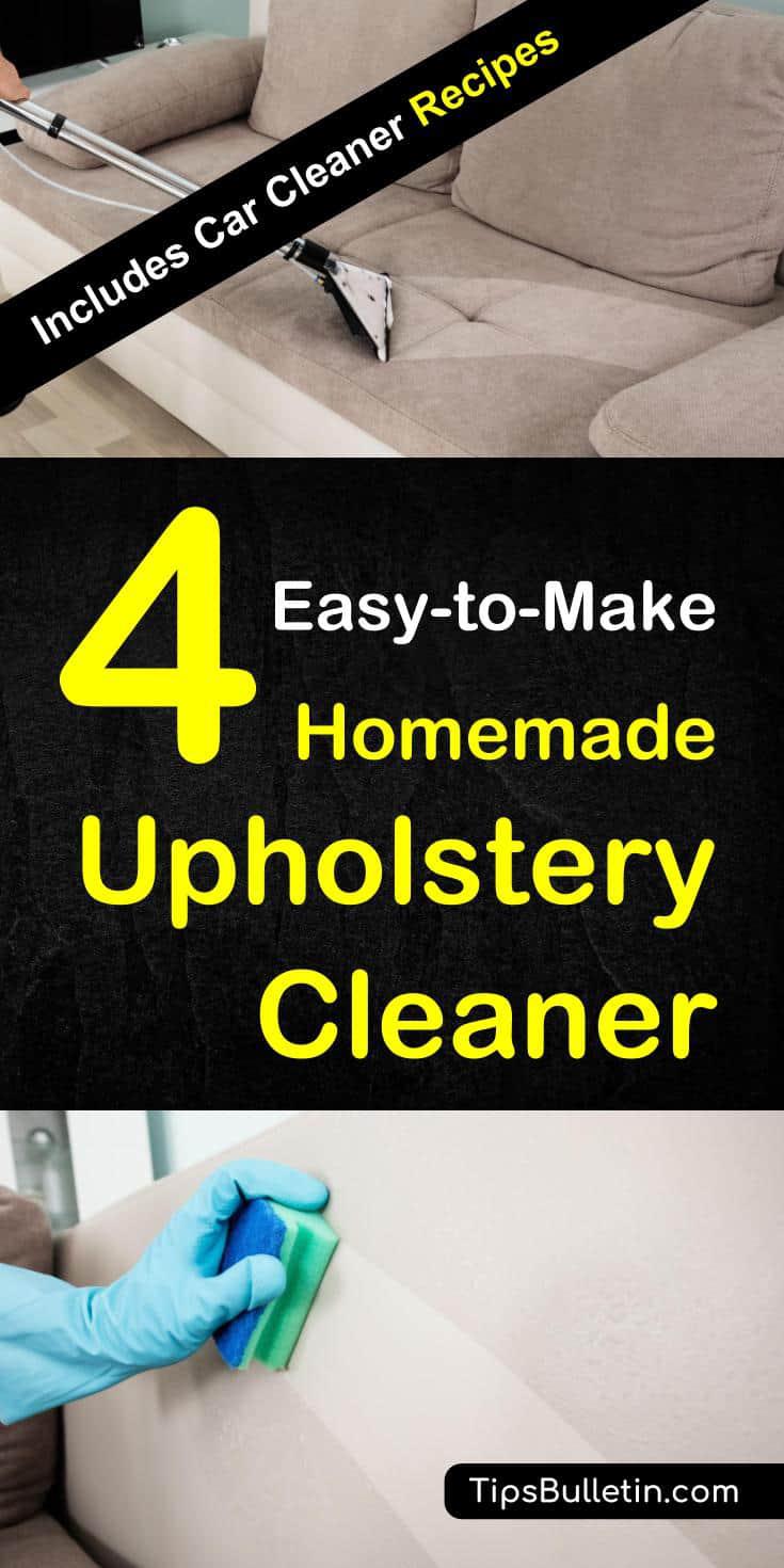 How To Clean Upholstery Naturally And A DIY Upholstery Cleaner Recipe 