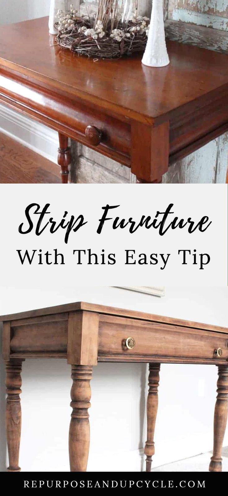 How to Strip Furniture with this Easy Tip 