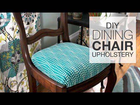 How to Re-Cover a Dining Room Chair