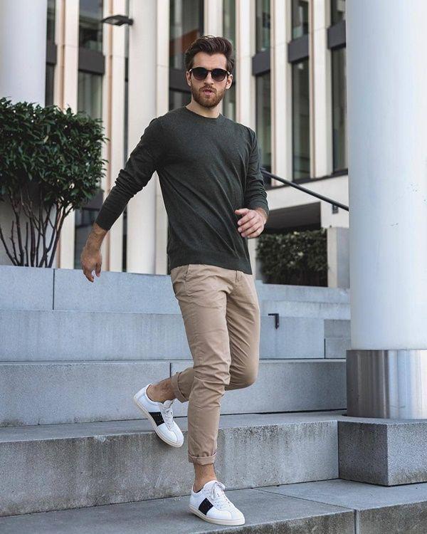 37 Fashionable Long Sleeve T-Shirts Outfit For Men 