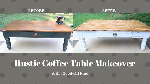 How To Make A Coffee Table Look Rustic 