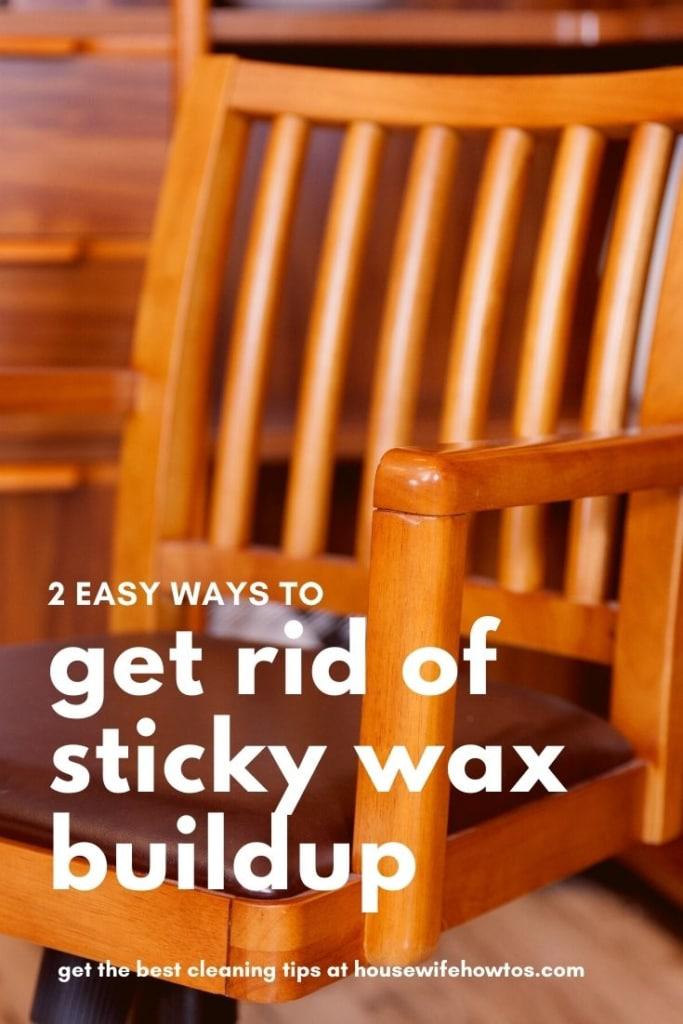 How to Clean Sticky Wood Furniture 