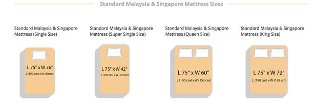   A Guide to Common Bed Size Malaysia – Single, Super Single, Queen, King 
