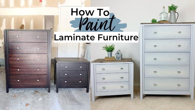 How to Paint Laminate Furniture
