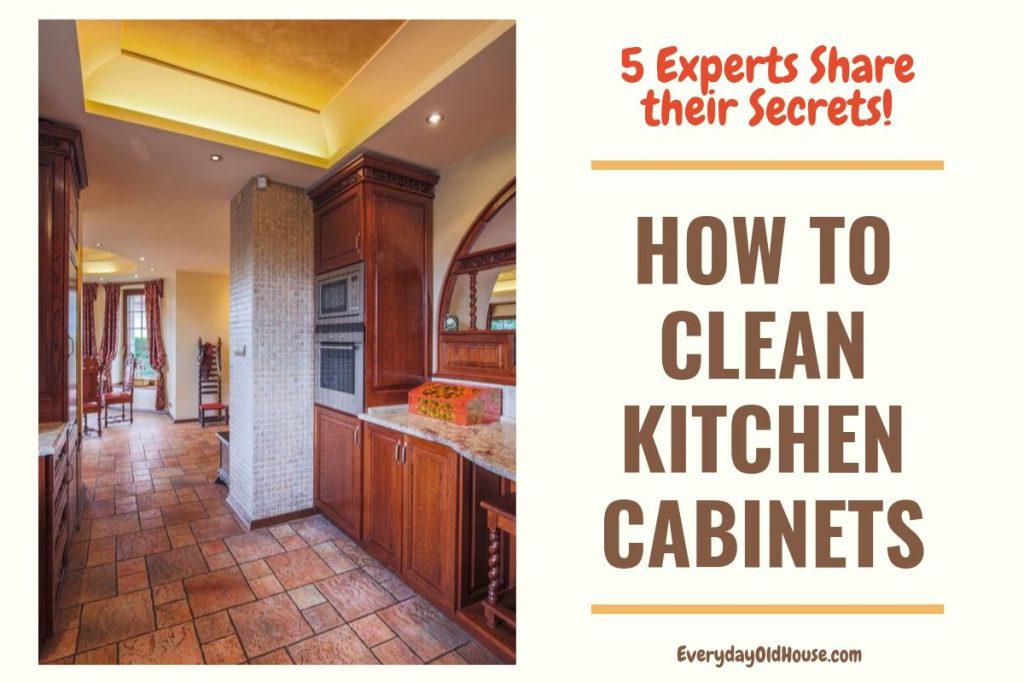 How to Clean Wood Kitchen Cabinets