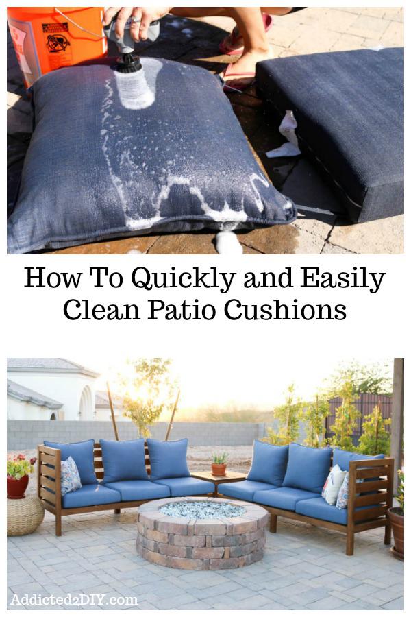 How to Clean Outdoor Cushions 