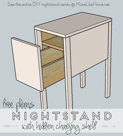 13 DIY Free Nightstand Plans 