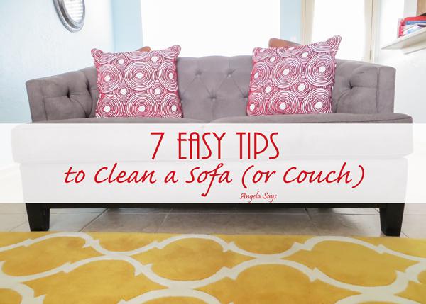 How to clean a sofa: tips to make your life easier 