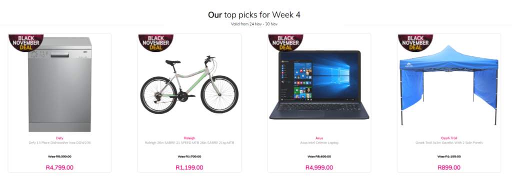 Here are all the Black Friday 2021 deals from Pick n Pay, Checkers, Makro and other supermarkets 