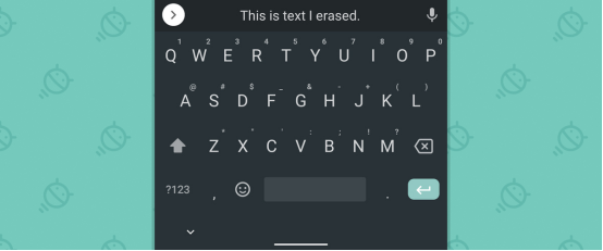 Dicas para evitar exclusão acidental da tecla de exclusão do teclado Android tecla de exclusão do teclado Android