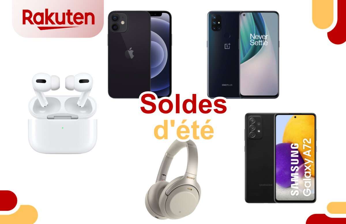 iPhone, Samsung, OnePlus : jusqu’à 70% de remise pour la 2e  démarque chez Rakuten