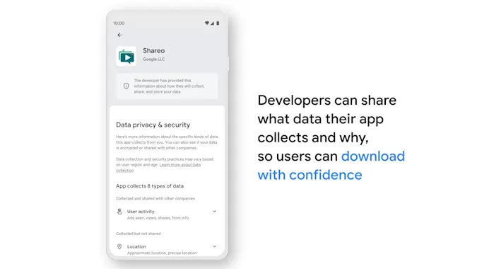 Google commence à montrer à quoi ressembleront ses nouvelles listes de sécurité du Play Store