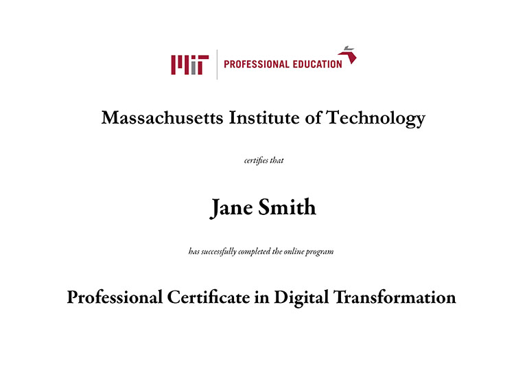 Digital Transformation in Engineering | Certificate Program
