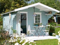 How to sand a garden shed
