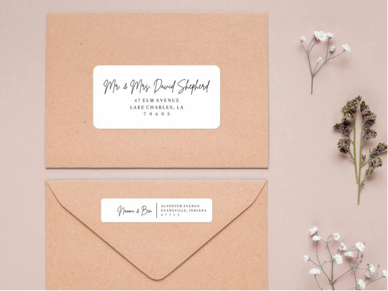 Podrobný průvodce tiskem adresních štítků pro svatební pozvánky 