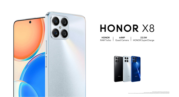 The HONOR X8 Ethereal Beauty And Easy to Hold Features