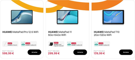 Tablette de Huawei, partenaire pour un apprentissage efficace