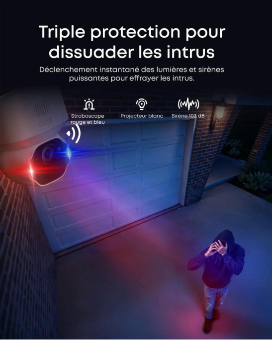 Caméras de sécurité extérieures pour grandes propriétés